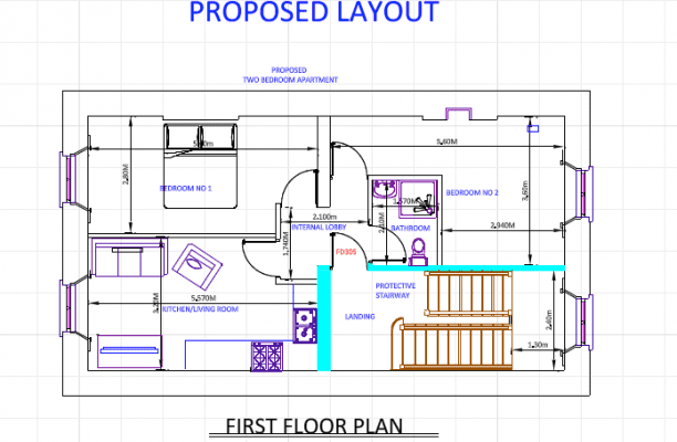 Fire Safety Proposed Layout of Alarms